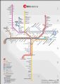Schéma sítě valencijského metra a tramvají