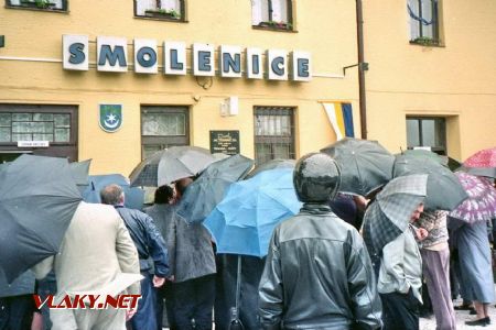 Odhaľovanie pamätnej tabule v Smoleniciach... 13.06.1998 © Marko Engler
