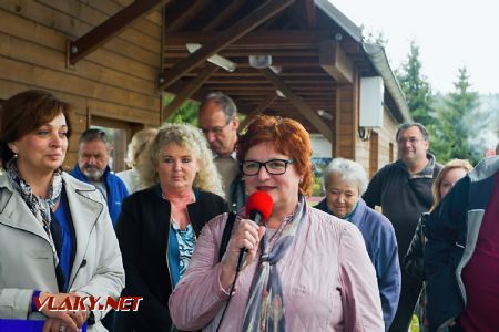 5.5.2017 - Nové Údolí: starostka Haidmühle Margot Fencl © Jiří Řechka