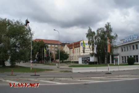22.09.2008 - Brno: až k té žluté výrobně sklářských forem na rohu Rybářské vedla kdysi tramvajová trolej © PhDr. Zbyněk Zlinský