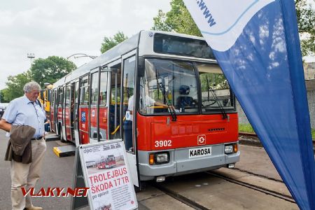 13.6.2017 - Ostrava, Czech Raildays: trolejbus Škoda 17 TR © Jiří Řechka