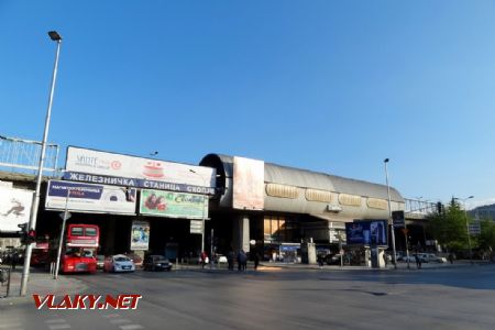 Železniční nádraží ve Skopje, 10.4.2017 © Jiří Mazal