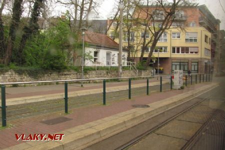 15.4.2017 - Merseburg: Zentrum, zde začínala městská linka do Merseburg Süd © Dominik Havel