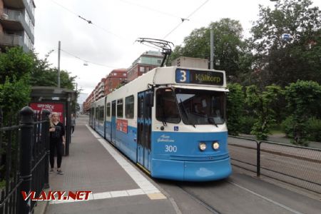 Zast. Svingeln, tramvaj typu M31, červenec 2017 © Jiří Mazal