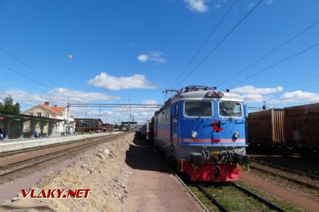 Mora, lokomotiva ř. Rc3 společnosti TÅGAB, červenec 2017 © Jiří Mazal