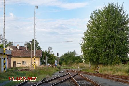 6.8.2017 - Kralovice u Rakovníka: pokračování tratě do Mladotic, t.č. zastaven provoz © Jiří Řechka
