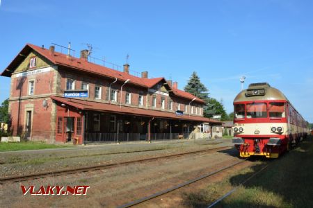 8.8.2017 - Kunčice nad Labem: Pokračujeme ako vlak Sp 1804 do Staré Paky © Ondrej Krajňák