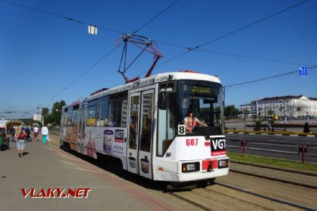 Vicebsk, tramvaj typu АКSМ-60102, srpen 2017 © Jiří Mazal