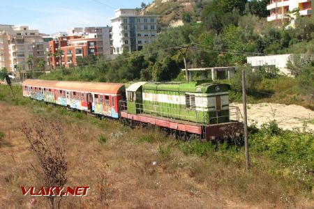 Vlak do Elbasanu na ďalší deň, 8.8.2017, Golem © Marek L.Guspan 