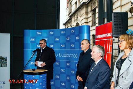 3.10.2017 - Praha hl.n.: ministr dopravy Dan Ťok © Jiří Řechka