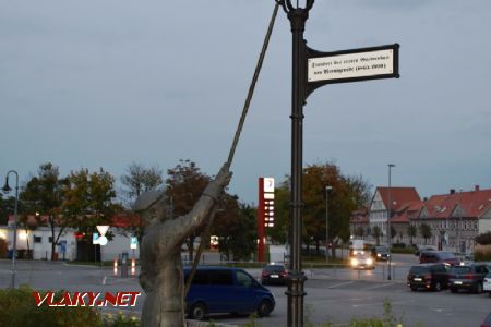 Wernigerode, památník na místě první městské plynárny; 4.10.2017 © Pavel Stejskal