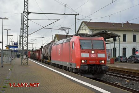 Nordhausen, DB 185.057 s nákladním vlakem; 5.10.2017 © Pavel Stejskal