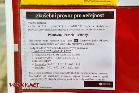 3.11.2017 - Praha-Libeň: informace pro cestující © Jiří Řechka