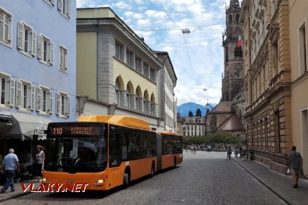 13.07.2017 - Bolzano/Bozen: plynový MAN Lion's City v centru města © Rastislav Štangl