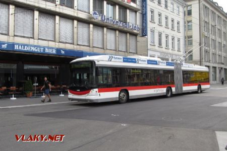 16.07.2017 – St. Gallen: trolejbus Hess Swisstrolley 3 © Dominik Havel