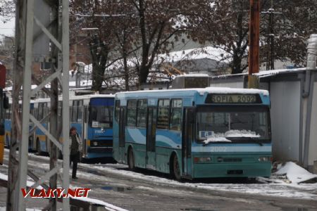 Sofia, trolejbusy ve vozovně Naděžda 21. 1. 2018 © Tomáš Pokorný