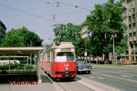 Viedeň, v roku 1968 bol najmodernejšou električkou typ E1 © Kurt Rasmussen