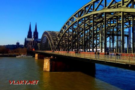 Dóm s železničným mostom, 23.02.2018, Kolín nad Rýnom © Milan Koško