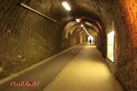 29.12.2017 – Salzburg: paralelní tunel pro pěší © Dominik Havel