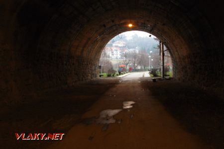 30.12.2017 – Záhřeb: tunel zamýšlený pro tramvaje © Dominik Havel