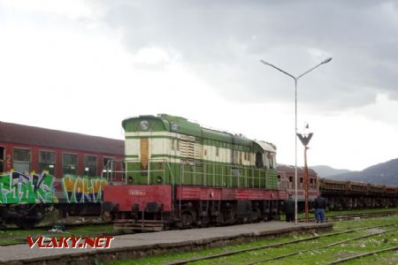 Elbasan, lokomotiva T669.1053, 1.4.2018 © Jiří Mazal