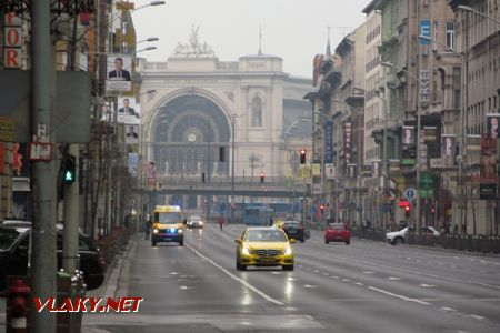 01.01.2018 – Budapešť: výhled na nádraží Keleti © Dominik Havel