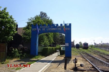 Sibiu, vstup do lokomotivního muzea, 8.5.2018 © Jiří Mazal
