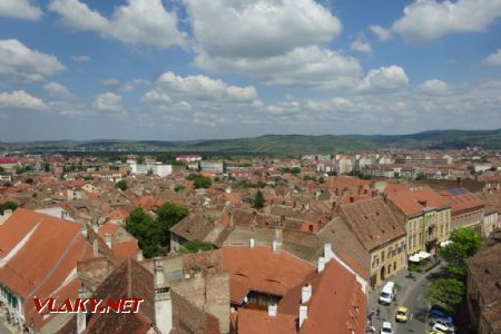 Sibiu, výhled z Radniční věže, 8.5.2018 © Jiří Mazal