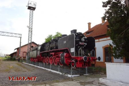 Teiuș, parní lokomotiva č. 150.279 rumunské výroby z r. 1960, 8.5.2018 © Jiří Mazal