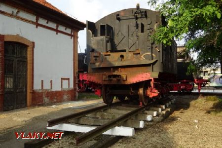Teiuș, tendr parní lokomotivy, 8.5.2018 © Jiří Mazal