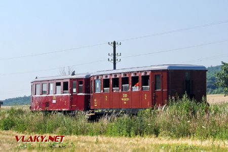 M 131.1443 s Blm 25-09 317 SPDŽ na mimoriadnom vlaku v úseku Hlohovec - Kľačany; 9.7.2011 © Marko