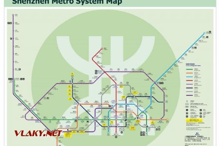 Mapka metra; 8 tratí v r. 2016; zdroj: www.ditiezu.com