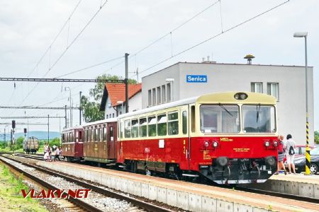 Mimoriadny vlak KPŽT v Senici; 9.6.2018 © Marko