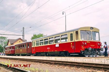 Mimoriadny vlak KPŽT v stanici Šaštín-Stráže; 9.6.2018 © Marko