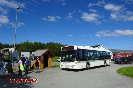 Kjerringøy, konečná autobusu z Bodø, 5.7.2018 © Jiří Mazal