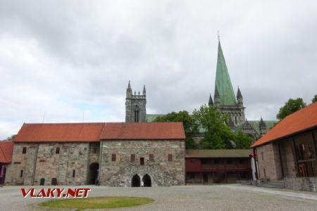 Trondheim, Arcibiskupský palác, 6.7.2018 © Jiří Mazal