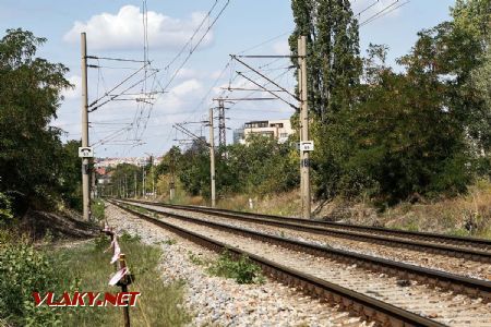 15.8.2018 - Praha-Strašnice: současná trať © Jiří Řechka