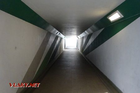 Tunel podchodu, 31.8.2018 © Jiří Mazal