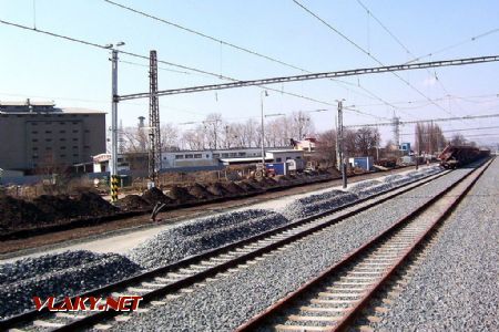 08.04.2006 - Mohelnice: práce na koridoru (z vlaku R 622 ''Bečva'' Vsetín - Cheb) © PhDr. Zbyněk Zlinský