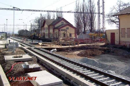 08.04.2006 - Mohelnice: práce na koridoru (z vlaku R 622 ''Bečva'' Vsetín - Cheb) © PhDr. Zbyněk Zlinský