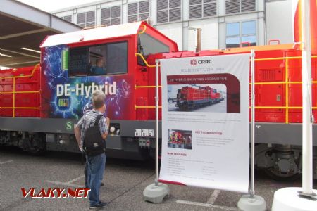 21.09.2018 – Berlín: CRRC, hybridní posunovací lokomotiva pro DB © Dominik Havel
