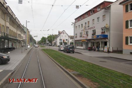 07.06.2018 – Weil am Rhein: výměna kolejí na tramvajovém páse kvůli poloze zastávek © Dominik Havel