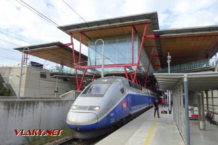 Valence, jednotka TGV Euroduplex (2N2) ve verzi 3RU pro provoz do Španělska, 14.10.2018 © Jiří Mazal