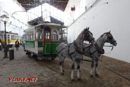 Původní vůz koňky č. 8 ze 70. let 19. století, 16.10.2018 © Jiří Mazal