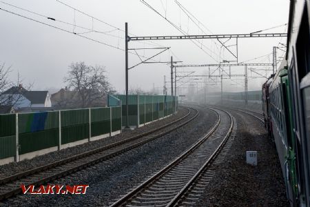 16.11.2018 - zvláštní vlak SŽDC: před odbočkou Ejpovice © Jiří Řechka