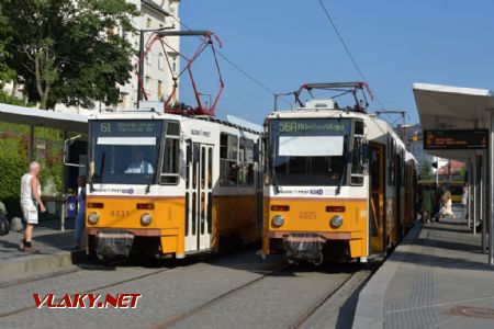 Tramvaje ČKD Praha DP Budapešť na zastávce Széll Kálmán tér, 21.7.2018 © Pavel Stejskal