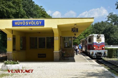Nádraží dětské železnice Hüvösvölgy. 21.7.2018 © Pavel Stejskal