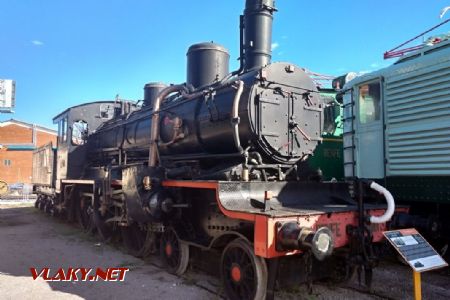 11.11.2018 – Vilanova i la Geltrú: Elegantná lokomotíva 230-4001 (1901, Hanomag) je vybavená združeným parným strojom.  © Jakub Rekem