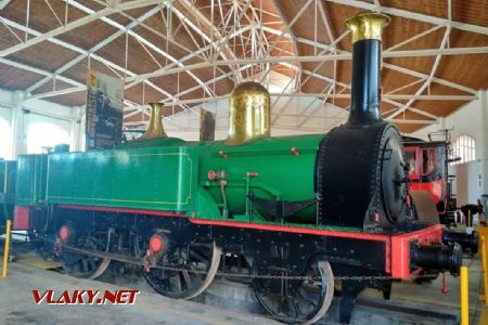 11.11.2018 – Vilanova i la Geltrú: ''Martorell'' 120-2112 je najstaršia zachovaná lokomotíva v Španielsku - vyrobená bola v roku 1854 vo Veľkej Británii. © Jakub Rekem