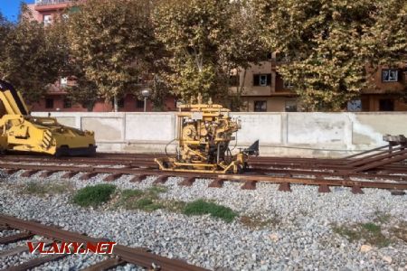 11.11.2018 – Vilanova i la Geltrú: Expozícia traťových a pracovných strojov. © Jakub Rekem